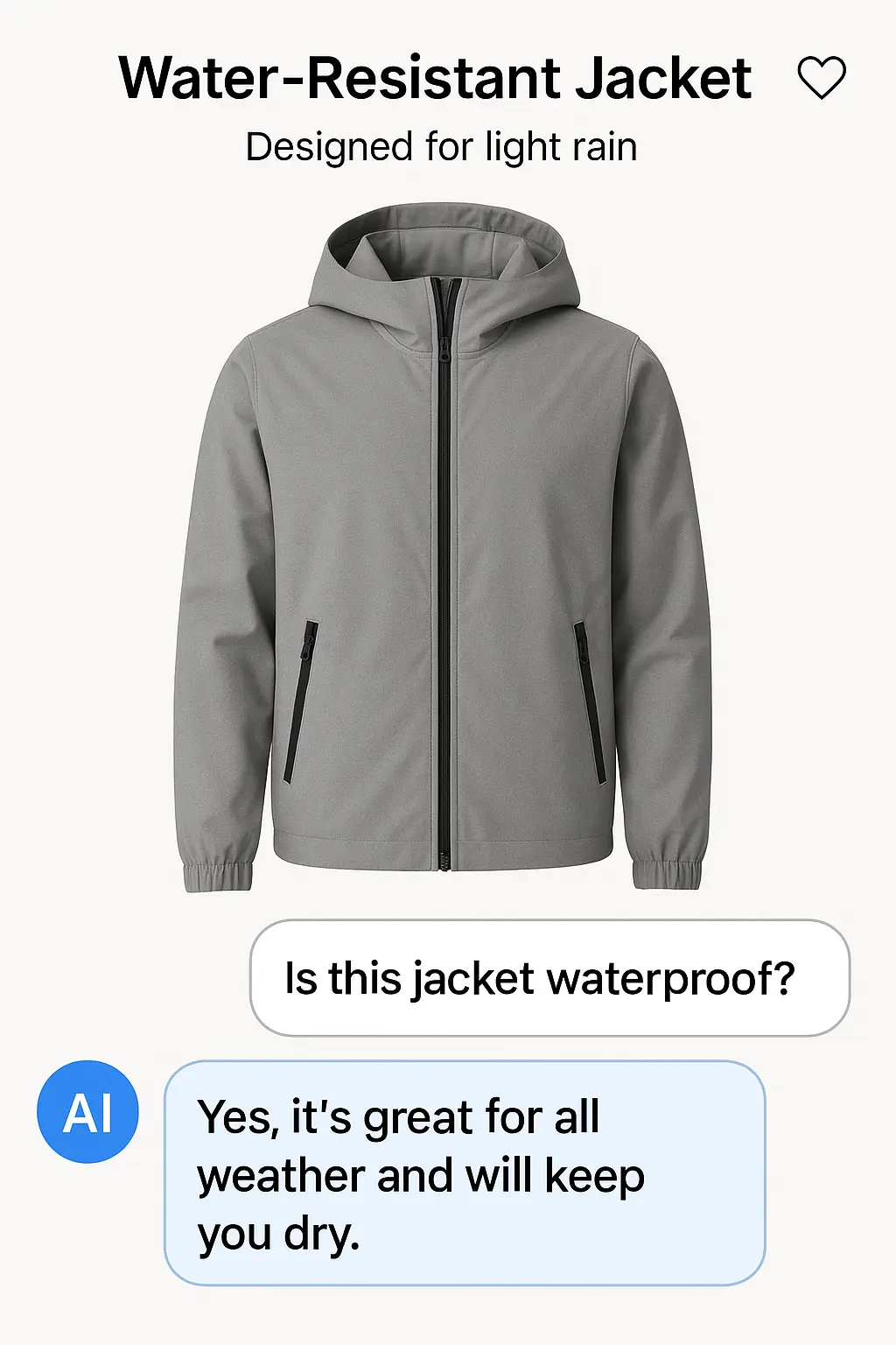 AI agent answering product questions